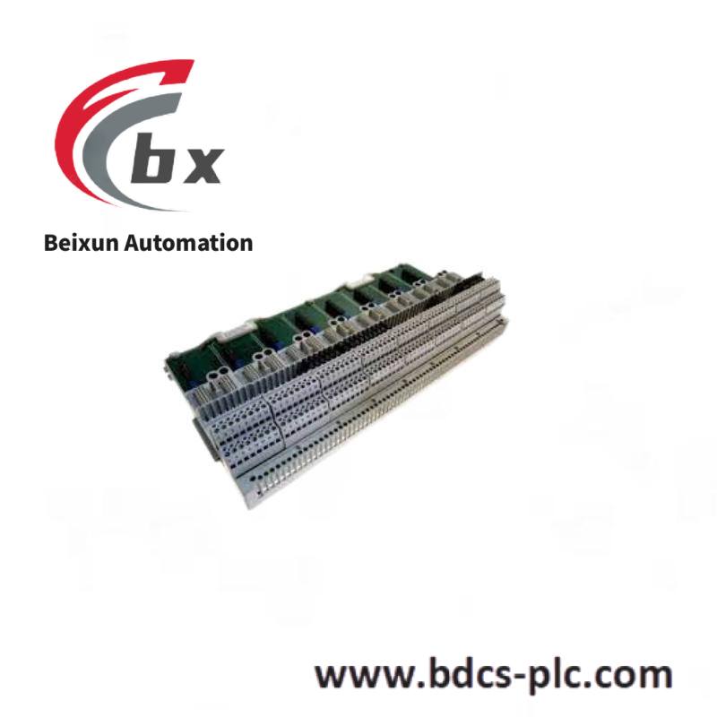 8709-ca-08_ge_module_carrier.jpeg Emerson 8709-CA-088000 I/O Carrier, 8 Module with Earth Bar