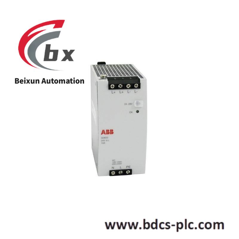 abb_sd833_800xa_series_power_supply.jpeg ABB SD833 3BSC610066R1 Industrial Power Supply Module