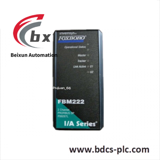 foxboro_fabm222_p0926tl_profibus_dp_module.png FOXBORO Q0301ZN High-Performance Control Module