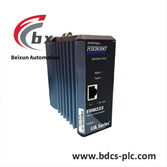 foxboro_fbm233_p0926gx_ethernet_communication.png FOXBORO FBM233 P0926GX - High Precision Control Module for Industrial Automation