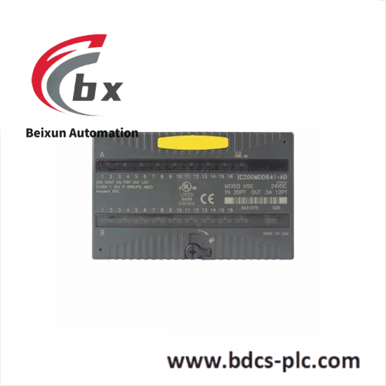 ge_fanuc_ic200mdd841_mixed_module.png Emerson IC200MDD841 Industrial Module for Process Control Systems