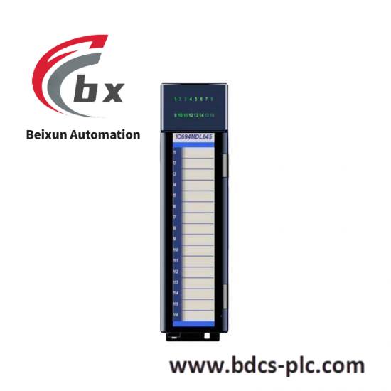 general_electric_ic694mdl645.jpg GE 8140-DI-AC16CH DI 115VAC Black Isolated Sink Module, Industrial Automation Control