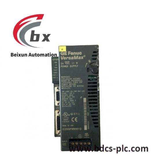 ge_fanuc_ic200pwr001d_versamax_plc.jpg GE A06B-6089-H500 Control Module, High Performance Industrial Automation Part