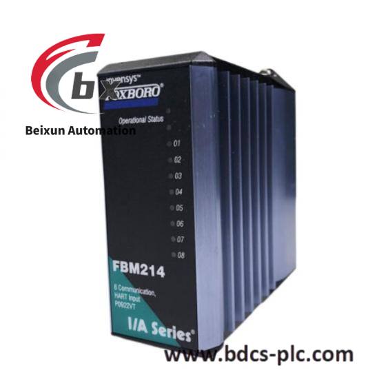 foxboro_fbm214_p0914xq_8_communication_hart_input.jpg FOXBORO B0132WK High-Performance Control Module for Industrial Automation